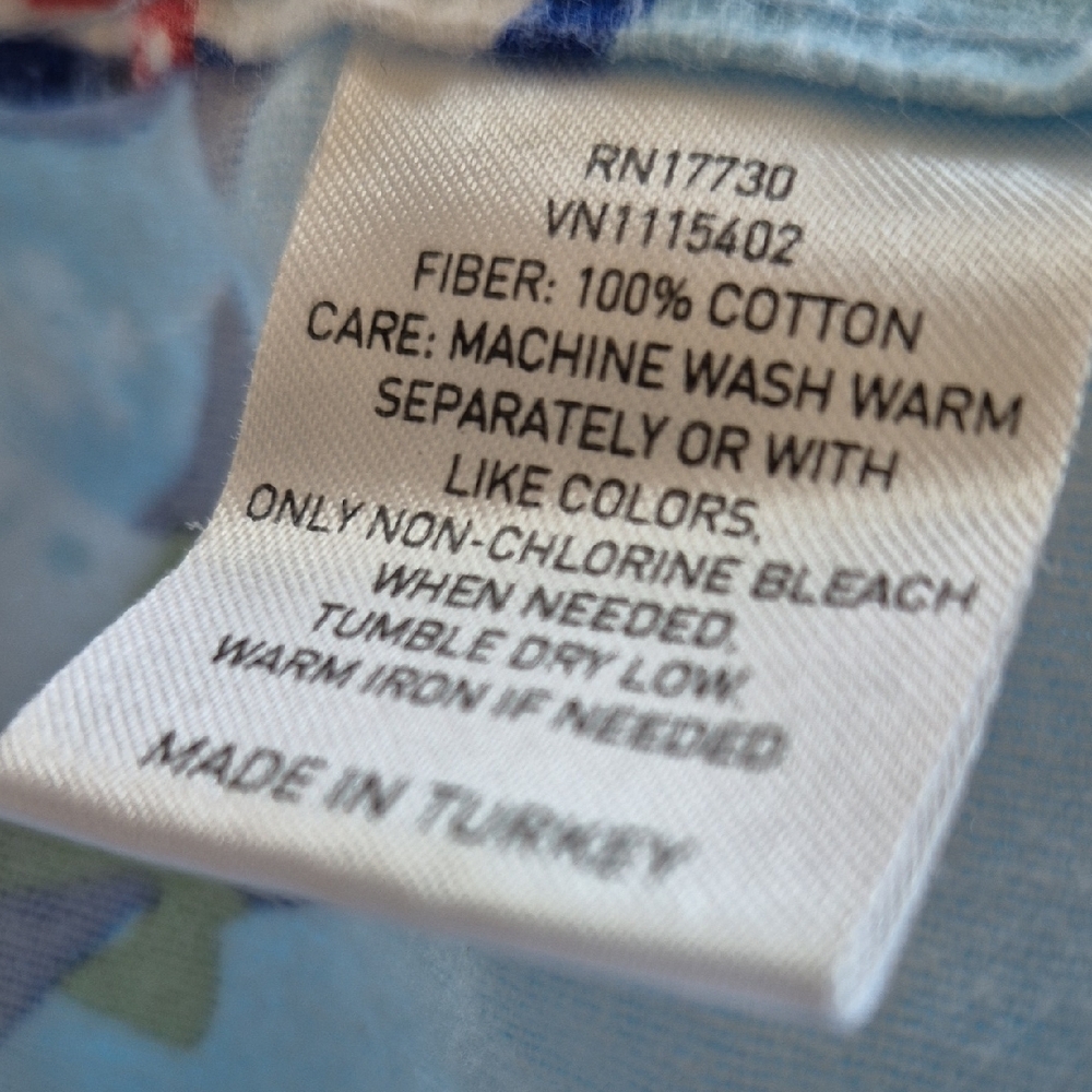 Penguin Print Blue Twin Sheet Set. Flannel. - Picture 2 of 2